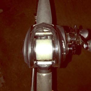 Abu Garcia Revo x bait casting reel w/rod combo